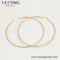 97429 xuping moda multicolor gran círculo forma encantos señoras pendientes de aro